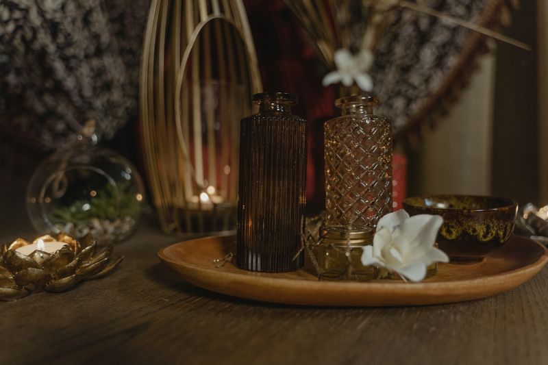 Aromatherapy oils and candles