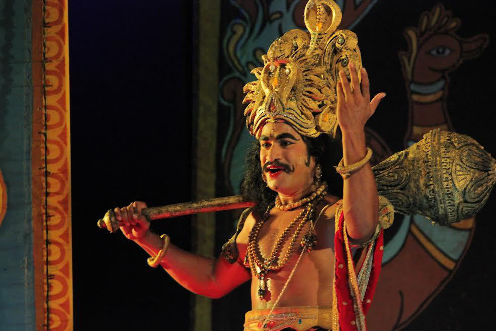 A scene from Kurukshethra, directed by Dr. M. Ganesha