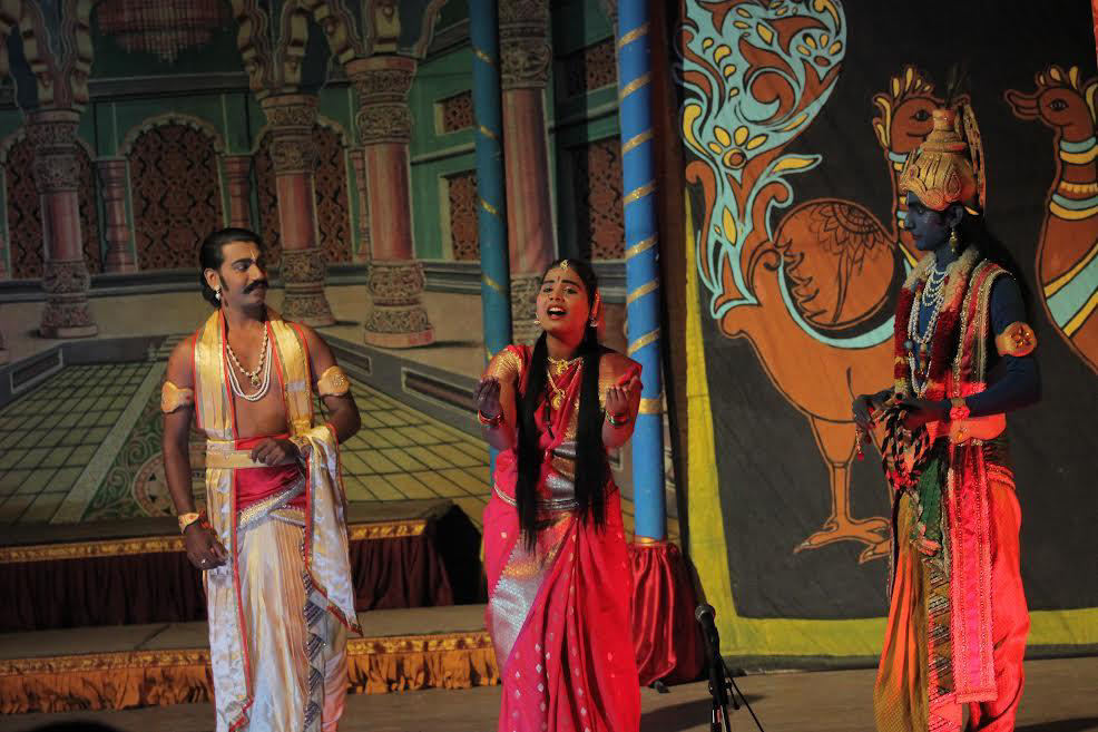 A scene from Kurukshethra, directed by Dr. M. Ganesha