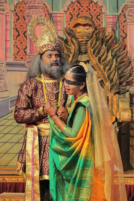 A scene from Kurukshethra, directed by Dr. M. Ganesha
