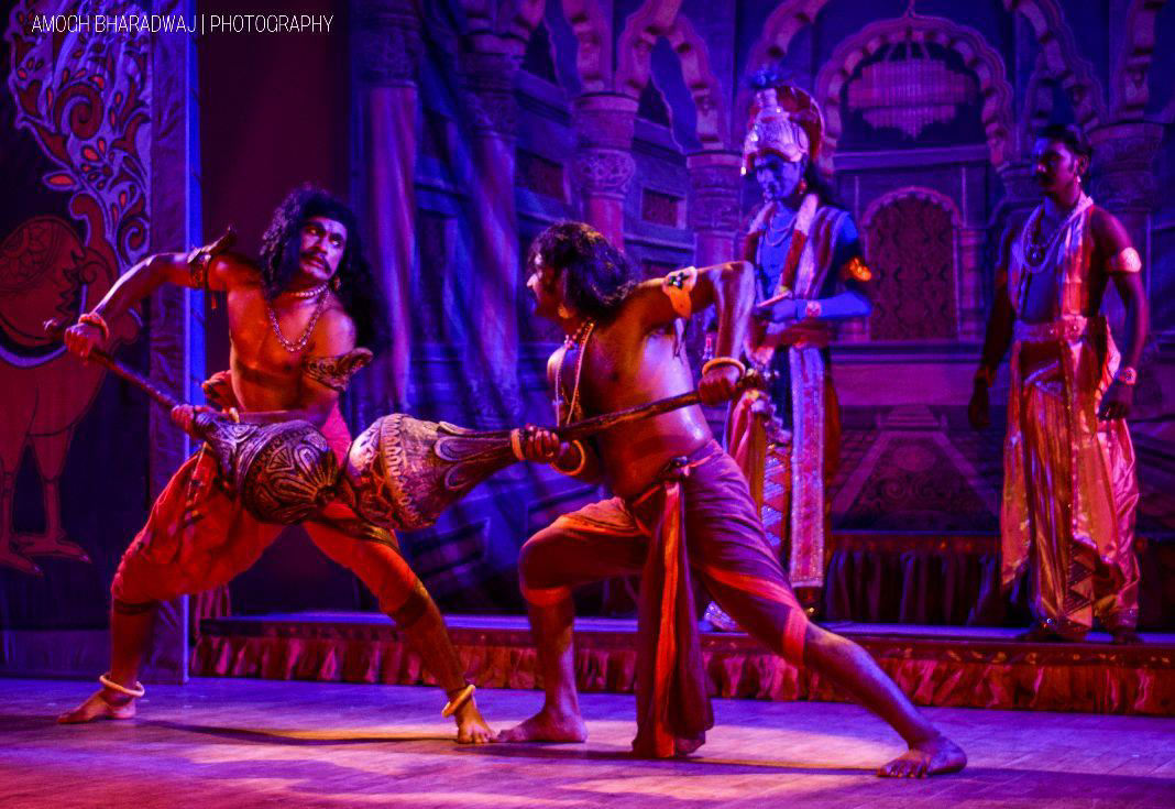 Battle scene from Kurukshethra