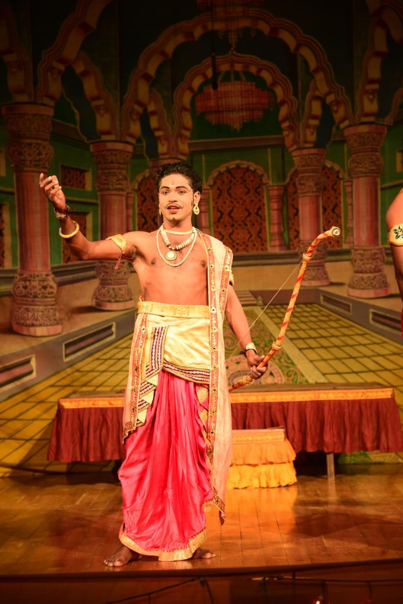 A scene from Kurukshethra, directed by Dr. M. Ganesha