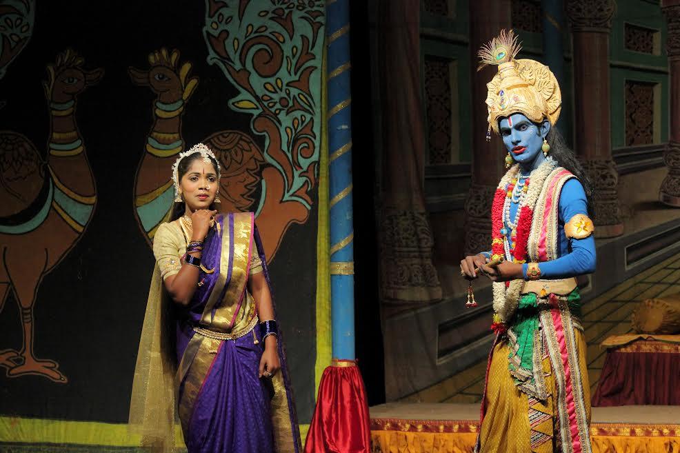A scene from Kurukshethra, directed by Dr. M. Ganesha