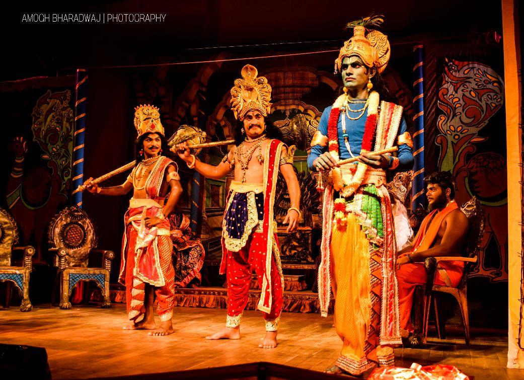 A scene from Kurukshethra, directed by Dr. M. Ganesha