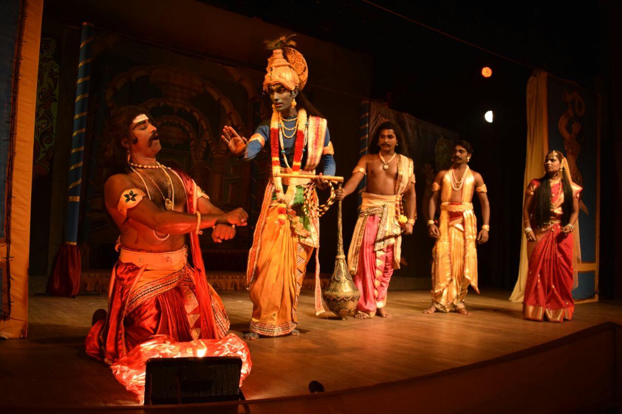 A scene from Kurukshethra, directed by Dr. M. Ganesha