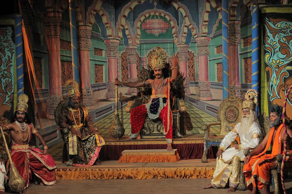 A scene from Kurukshethra, directed by Dr. M. Ganesha